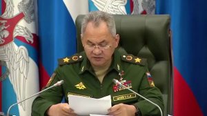 Шойгу о приказе В. В. Путина