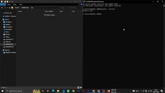 PENJELASAN DAN CARA MEMBUAT VIRTUAL ENVIRONMENT PYTHON DI WINDOWS !!
