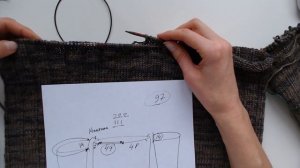 СВИТЕР СПИЦАМИ присоединяю рукава | ПОДРЕЗЫ при вязании СНИЗУ