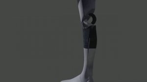 3D модель протеза ноги