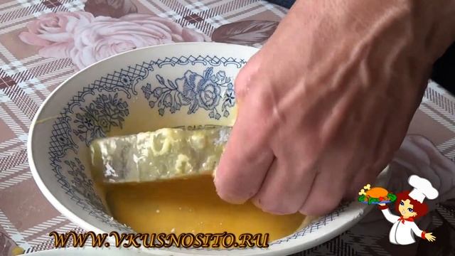 Рыба в кляре - палтус, готовим на сковороде просто и вкусно