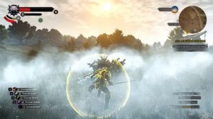 Ведьмак 3 супер билд .Битва без знаков.Мечи не заточены.