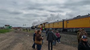 Union Pacific Big Boy 4014 returns to Cheyenne after the Golden Spike 150