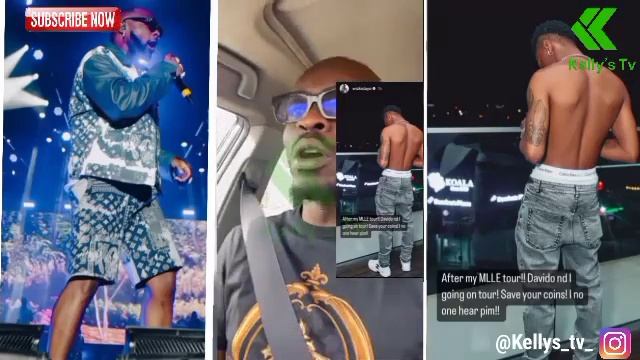 Davido React As Mr Jollof Blast And Insult Wizkid For Hosting A Tour With Davido 2023. смотреть онлайн