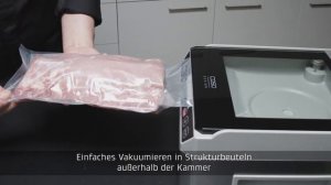 Vakuumieren außerhalb der Kammer - CASO DESIGN Kammervakuumierer VacuChef 40