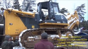 [23.11.17] Разгрузка бульдозера SHANTUI SD 32, 2014, 3192 м/ч