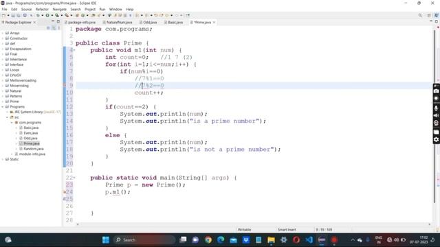 5| To check given number is Prime Number  or Not | Core Java|Basic Programs| Telugu