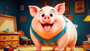 Свинка  художник | Художник нужен всем | Свинка и рисунки | Мультики и песенки для детей