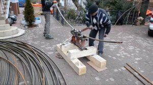 ТРУБОГИБ самодельный ручной для профильной трубы ( tube bender )