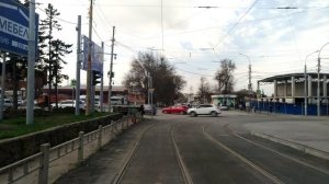 Таганрогский трамвай. Поездка по маршруту №3