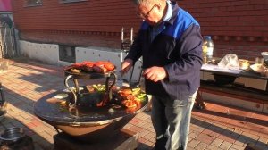 Тестирую свой новый гриль