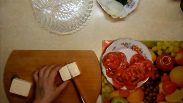 Закуска "Помидорчики ") Реально вкусное блюдо для любителей помидор))) смотреть онлайн
