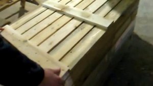 Сборка деревянного контейнера для овощей и фруктов