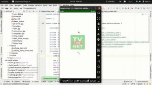 LiveTv app using Android Studio & Java