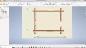 5 Создание 3d-модели простого сруба в Autodesk Inventor(чертежи часть1)