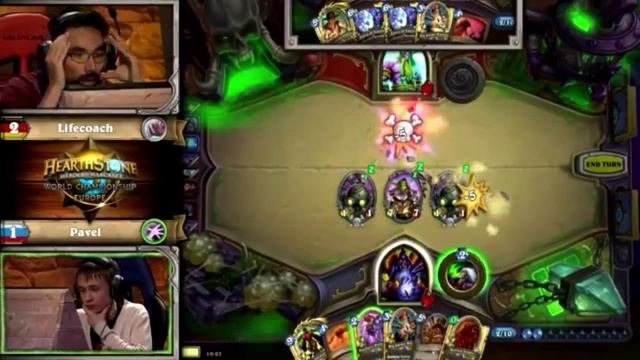 Hearthstone: LifeCoach epic reaction vs Pavel