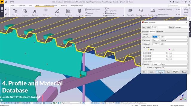 How to Create new Profiles from DWG Files | Tekla Structures смотреть онлайн