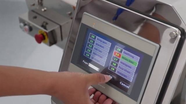 Видео работы металлодетектора пищевых продуктов IMD-I