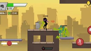 Прохождение игры Стикмены против Зомби #4