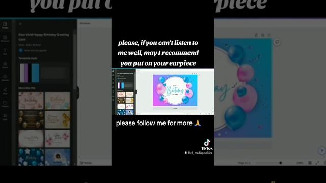 How to create a birthday card using canva смотреть онлайн