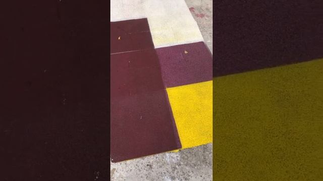 Испытания окрашенной плитки #резиноваякрошка #epdm #recycle #sbr #Гумовепокриття  #резиноваяплитка