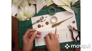 МК светильник Букет лилий из изолона