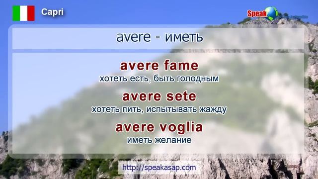 Урок 2. Глагол Avere - иметь. Итальянский язык за 7 уроков для начинающих. Елена Шипилова.