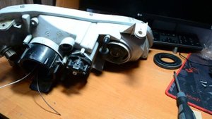 Установка линз KOITU Q5 3.0  (D2S, D4S реплика) на НИССАН МАКСИМА А33