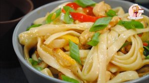 ЛАПША - ВОК с КУРИЦЕЙ и ОВОЩАМИ - рецепт в соусе терияки