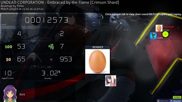 В мульти с читами??? - OSU (легендарное видео) смотреть онлайн