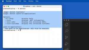 How to run .NET on a Mac (command line) Apple silicon M1 and M2