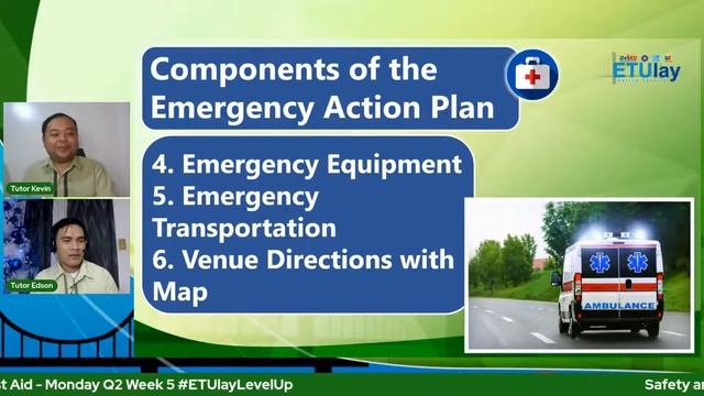 Safety and First Aid - Monday Q2 Week 5 #ETUlayLevelUp смотреть онлайн