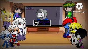 Undertale reacts to DustDust!Sans vs Murder Time Trio