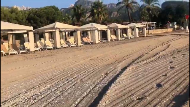 Красивое море и пляж при отеле RIXOS BELDIBI 5☆ в Турции (2020г., август, Бельдиби, Кемер, Часть 1)
