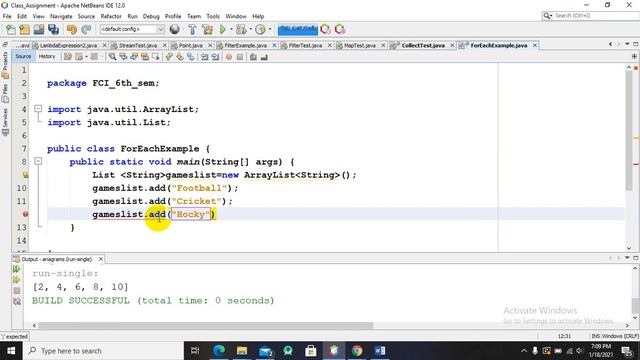 6.5 Classify the types of stream operation (For Each methodTerminal operation)Advanced java 6th cst смотреть онлайн