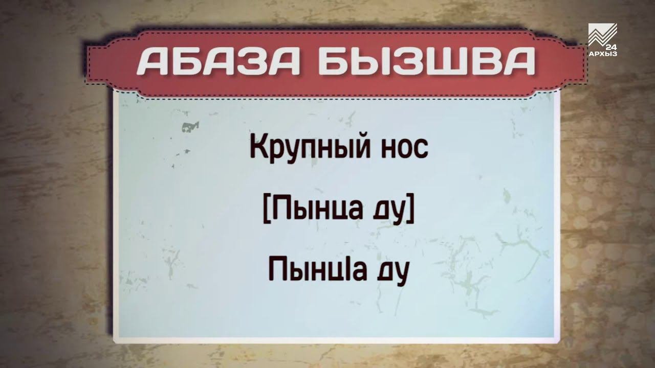 Разговорник (абазинский язык) (22.06.2018)