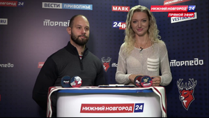 Студия "Нижний Новгород 24": Хайлайты и итоги матча КХЛ "Торпедо" - "Адмирал" (видео)