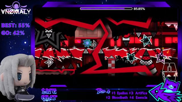 Astral Divinity! 55% (Extreme Demon) | Geometry Dash | (Stream #6) смотреть онлайн