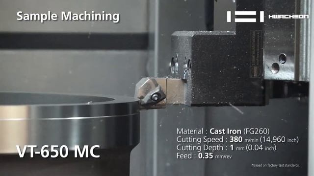VT-650 | CNC Lathe |Vertical Turning Center | Hwacheon Asia смотреть онлайн