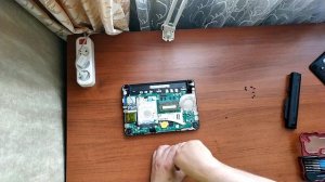 Нетбук MSI Wind U135DX разборка замена термопасты HDD ОЗУ