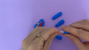 Sculpt Haggy Waggy from polymer clay. Как слепить Хаги Ваги из воздушного пластилина.