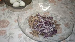 Вкуснейший Салат Шеф Печенкин с куриной печенью.