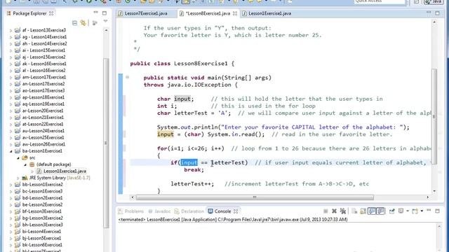 Learn Java Programming - Exercise 08x - Java Break Statement