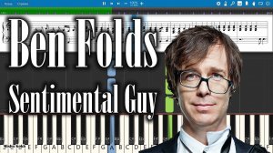 Ben Folds - Sentimental Guy [Piano Tutorial | Sheets | MIDI] Synthesia