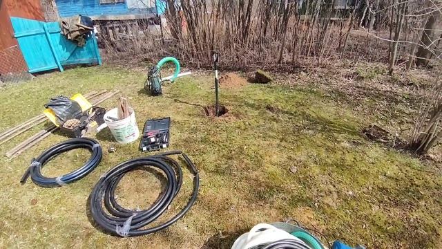 Абиссинская Скважина на острове/ Ручное гидробурение