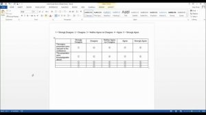 Creating a Likert Scale with bubble answer options in Microsoft Word