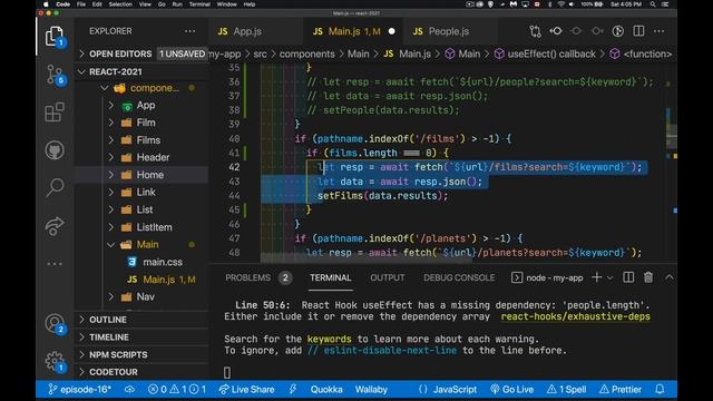 React 2021 Axios & Spinners - Episode 16 смотреть онлайн