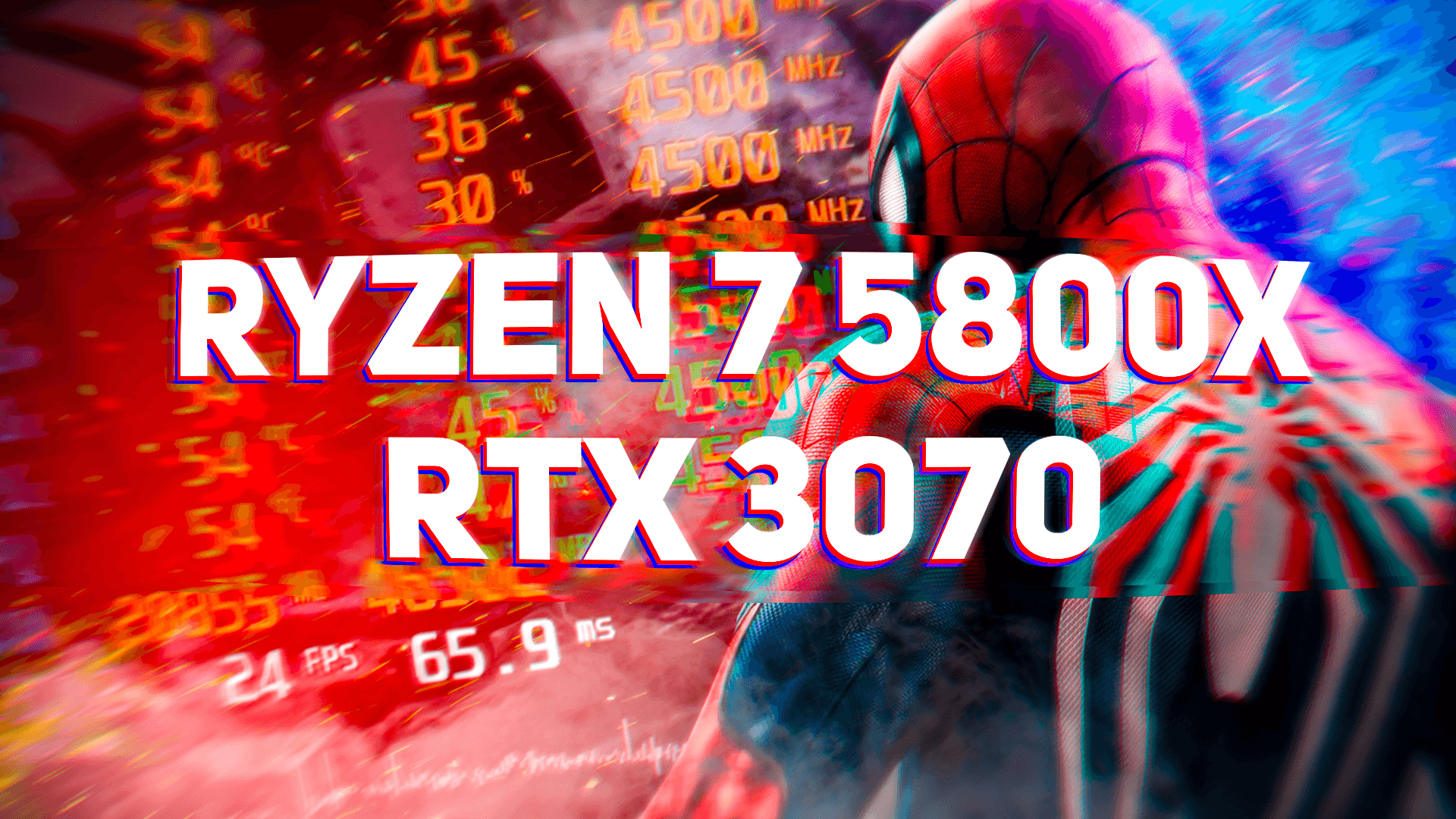 ЧЕЛОВЕК ПАУК НАГИБАЕТ ПК? – ТЕСТЫ RYZEN 7 5800X И RTX 3070 2022