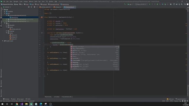Android Studio Kotlin tutoriel : Stopwatch: lifecycle смотреть онлайн
