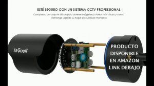 CAMARA DE SEGURIDAD  ieGeek Cámara IP Wi-Fi HD 1080P